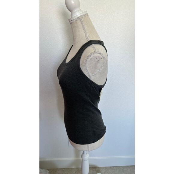 Aerie Heather Gray Racerback Basics Tank Top - S - Picture 2 of 4